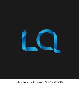 Initial Letter LA Logo Design