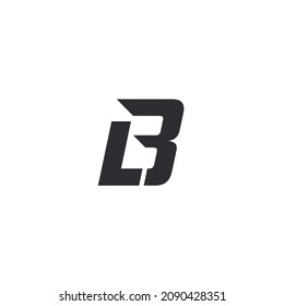 Initial letter LB BL logo template design