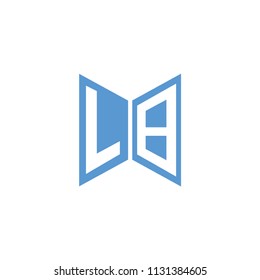 Initial Letter LB Hexagonal Geometric Logo Design