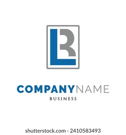 Initial Letter LB Icon Logo Design Template