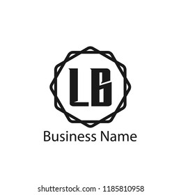 Initial Letter LB Logo Template Design