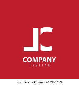 Initial Letter LC Design Logo