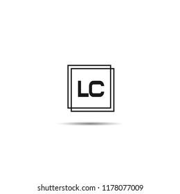 Initial Letter LC Logo Template Design