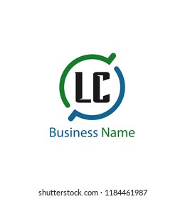Initial Letter LC Logo Template Design
