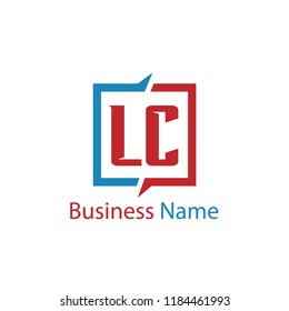 Initial Letter LC Logo Template Design