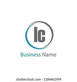 Initial Letter LC Logo Template Design
