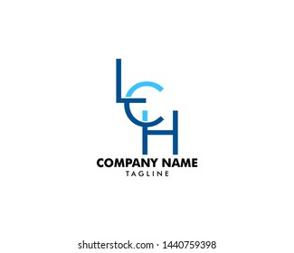 Initial Letter LCH Logo Template Design