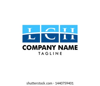 Initial Letter LCH Logo Template Design