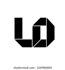 Initial Letter LD Logo Template Design