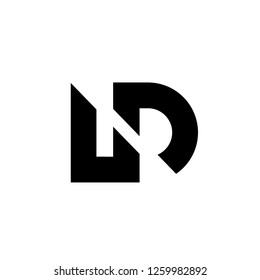 Initial Letter LD Logo Template Design