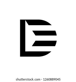 Initial Letter LD Logo Template Design