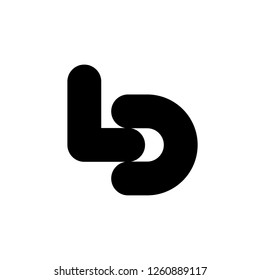 Initial Letter LD Logo Template Design