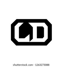 Initial Letter LD Logo Template Design