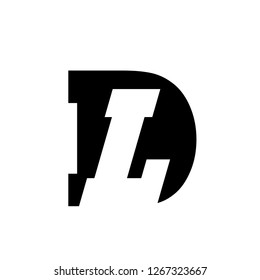 Initial Letter LD Logo Template Design
