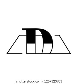 Initial Letter LD Logo Template Design