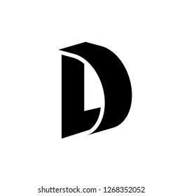 Initial Letter LD Logo Template Design