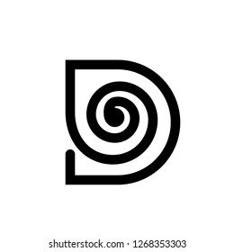 Initial Letter LD Logo Template Design