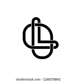 Initial Letter LD Logo Template Design