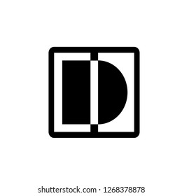 Initial Letter LD Logo Template Design