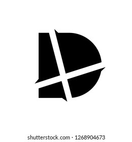 Initial Letter LD Logo Template Design