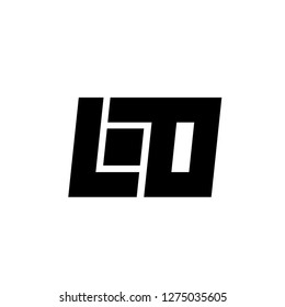 Initial Letter LD Logo Template Design
