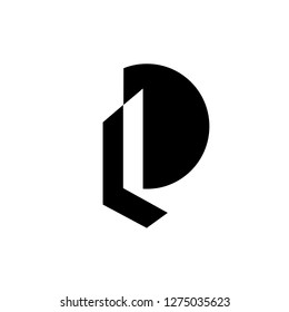 Initial Letter LD Logo Template Design