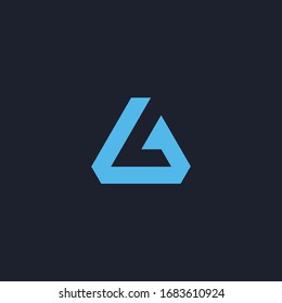 initial letter a with leaf logo vector concept element