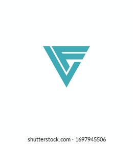 Initial letter lf logo or fl logo vector design templates