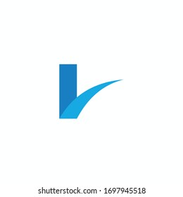 Initial letter lf logo or fl logo vector design templates
