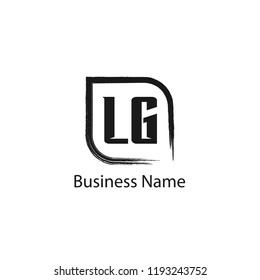 Initial Letter LG Logo Template Design
