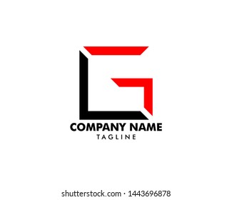 Initial Letter LG Logo Template Design