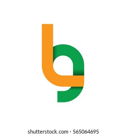 Initial Letter LG Rounded Lowercase Logo