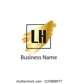 Initial Letter LH Logo Template Design