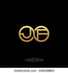 initial letter linked circle capital monogram logo modern template
