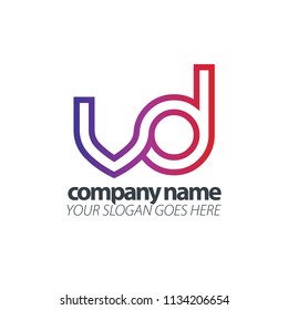 Initial Letter Linked Design Logo