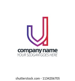Initial Letter Linked Design Logo