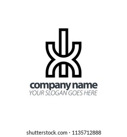 Initial Letter Linked Design Logo