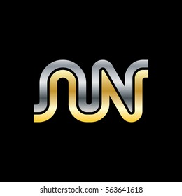 Initial Letter AN Linked Design Logo