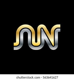 Initial Letter AN Linked Design Logo