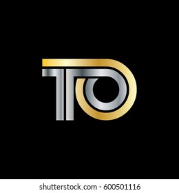 Initial Letter TO Linked Design Logo