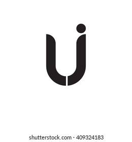 initial letter lj linked round lowercase monogram logo black