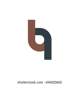 Initial Letter LL BL Rounded Design Logo