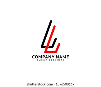 Initial Letter LL Logo Template Design