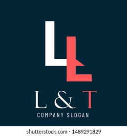 initial letter LL logotype company name, Simple logo design