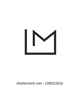 Lm Monogram Images, Stock Photos & Vectors | Shutterstock