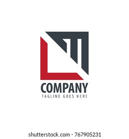 Initial Letter LM Design Logo