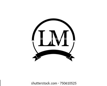 Lm Monogram Images, Stock Photos & Vectors | Shutterstock