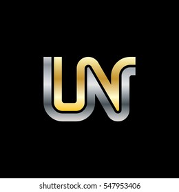 Initial Letter LN UN Linked Design Logo