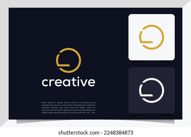 initial letter lo logotype company name design. vector logo for business and company identity