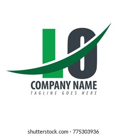 Initial Letter LO Overlapping Logo